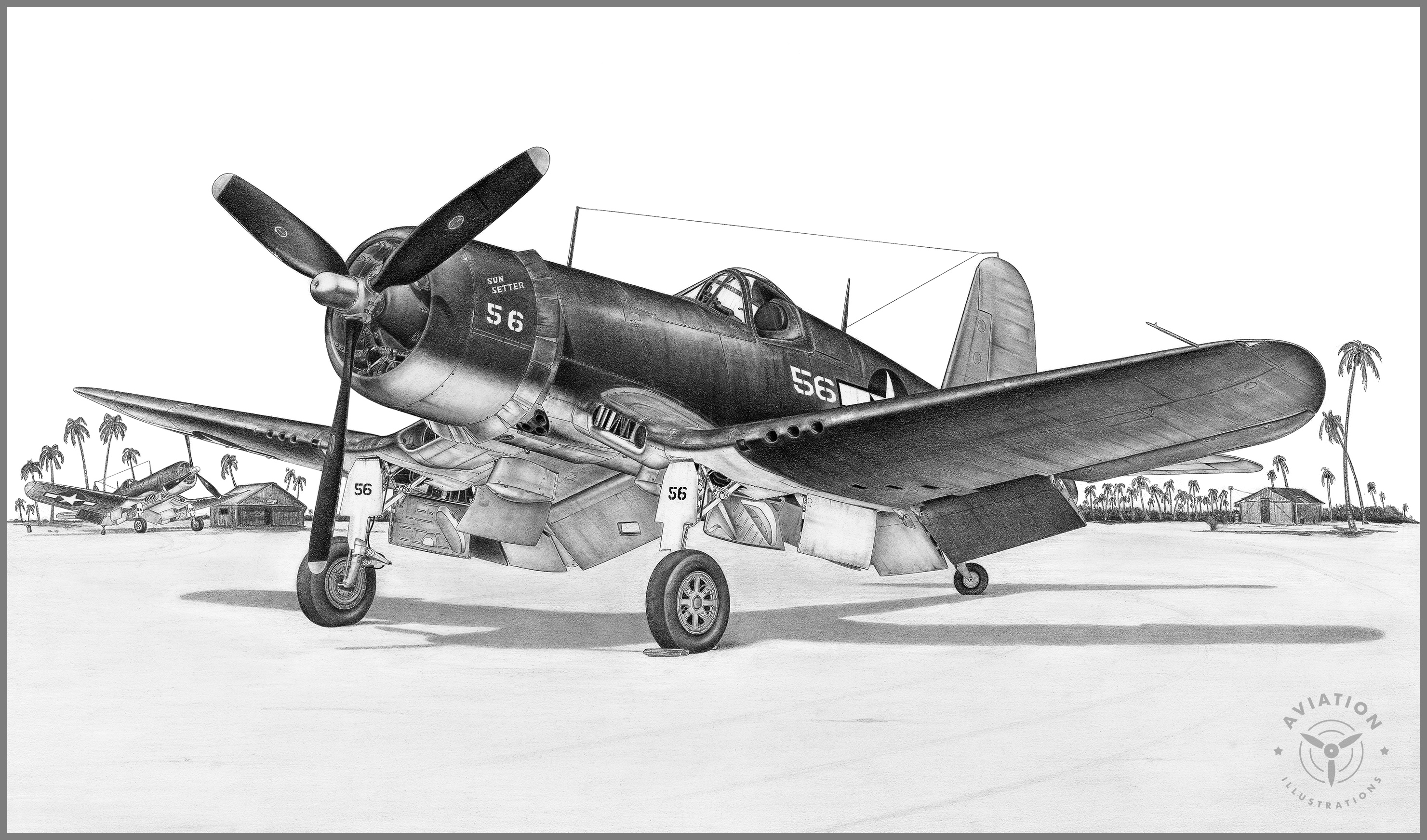 World War II – Aviation Illustrations