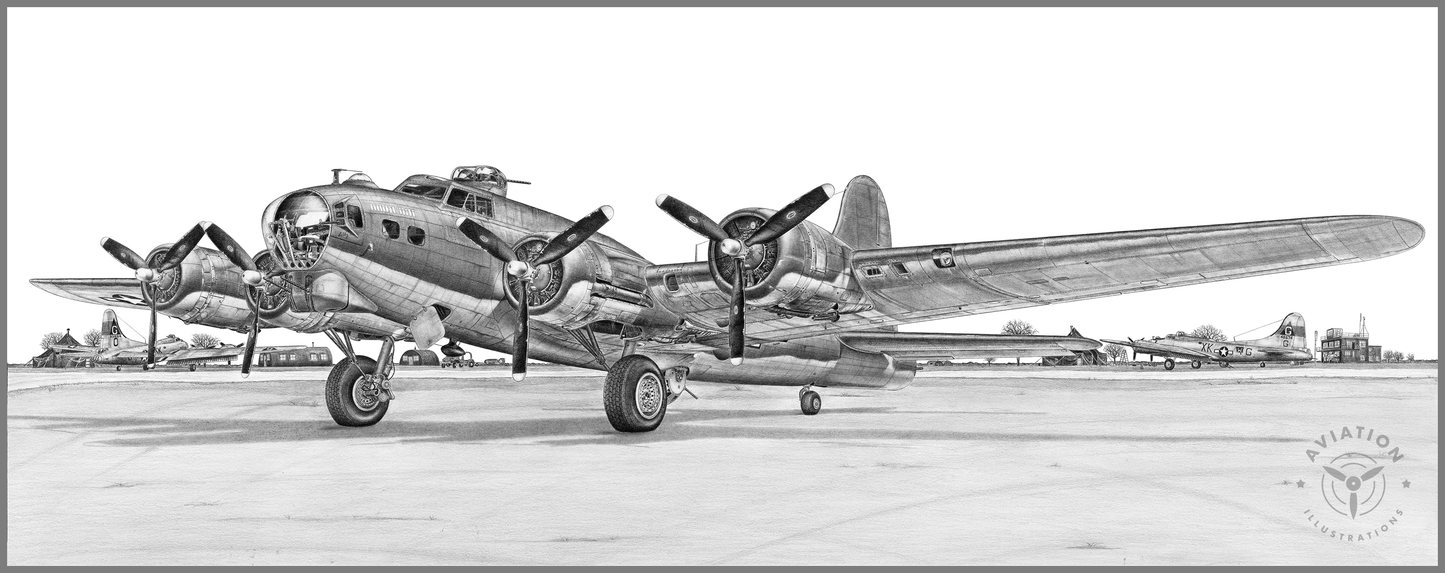 B-17 Flying Fortress | Premium Print