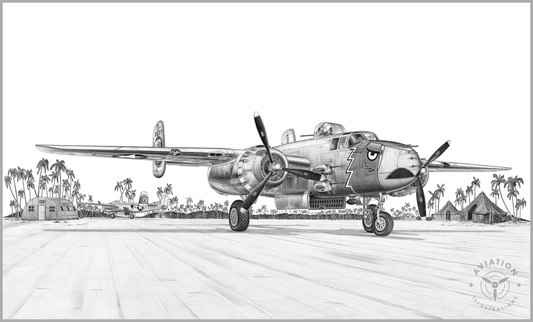 B-25J Mitchell | Premium Print