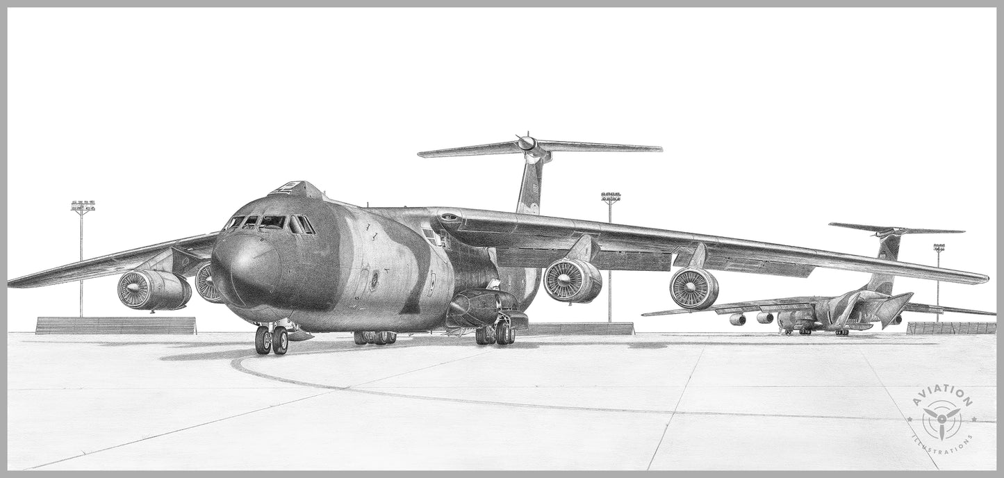 C-141B Starlifter | Premium Print