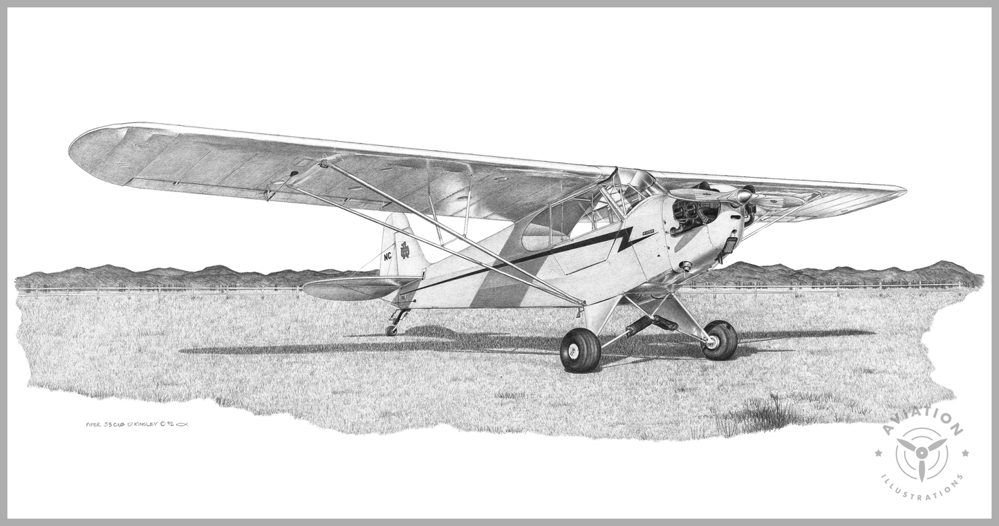 Piper J-3 Cub | Premium Print