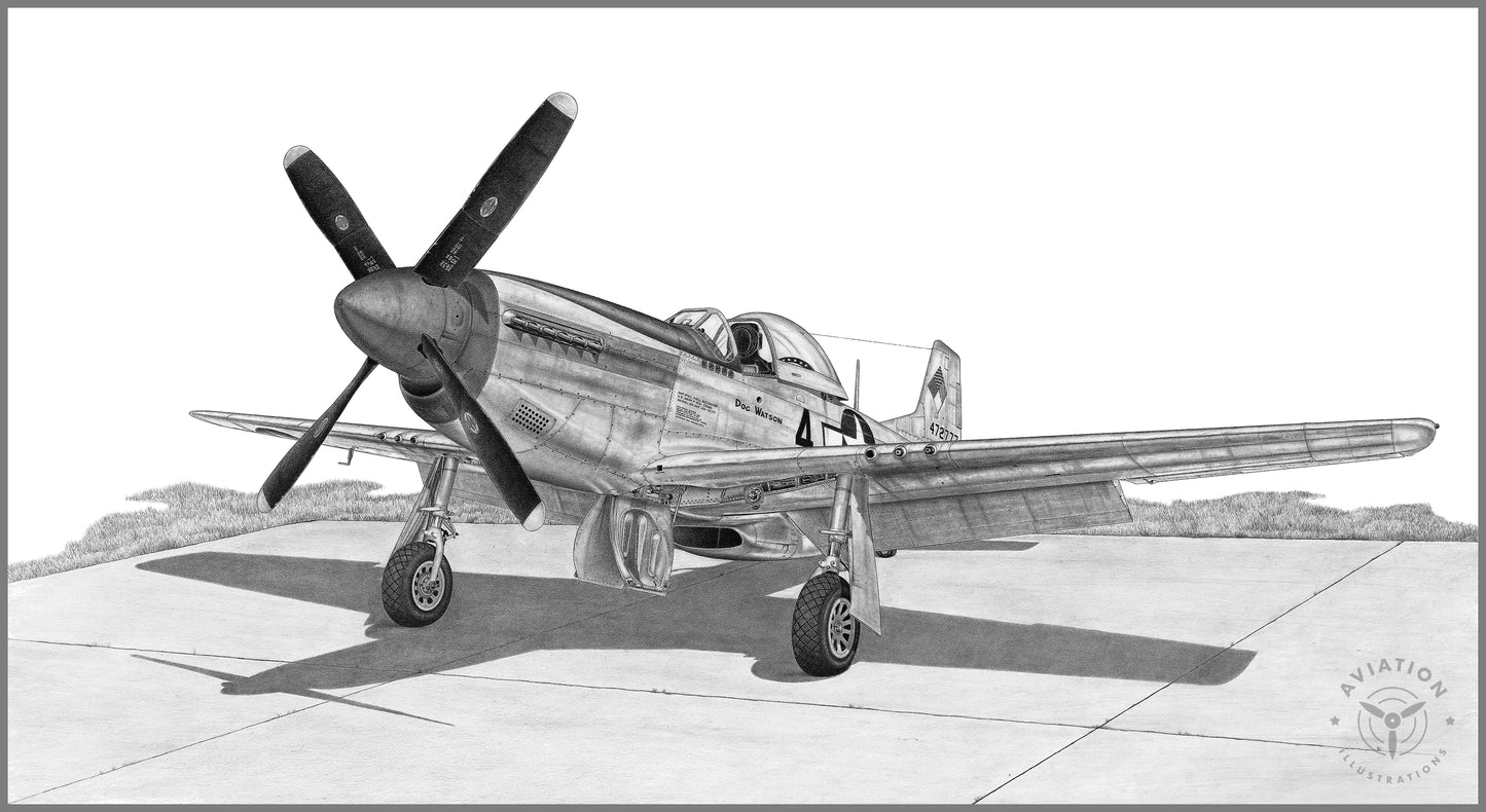 P-51D Mustang | Premium Print