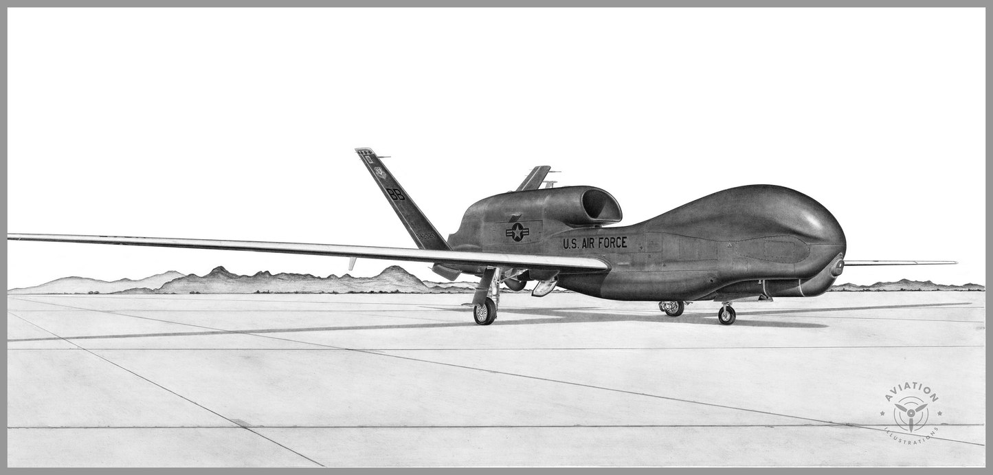 RQ-4B Global Hawk | Premium Print